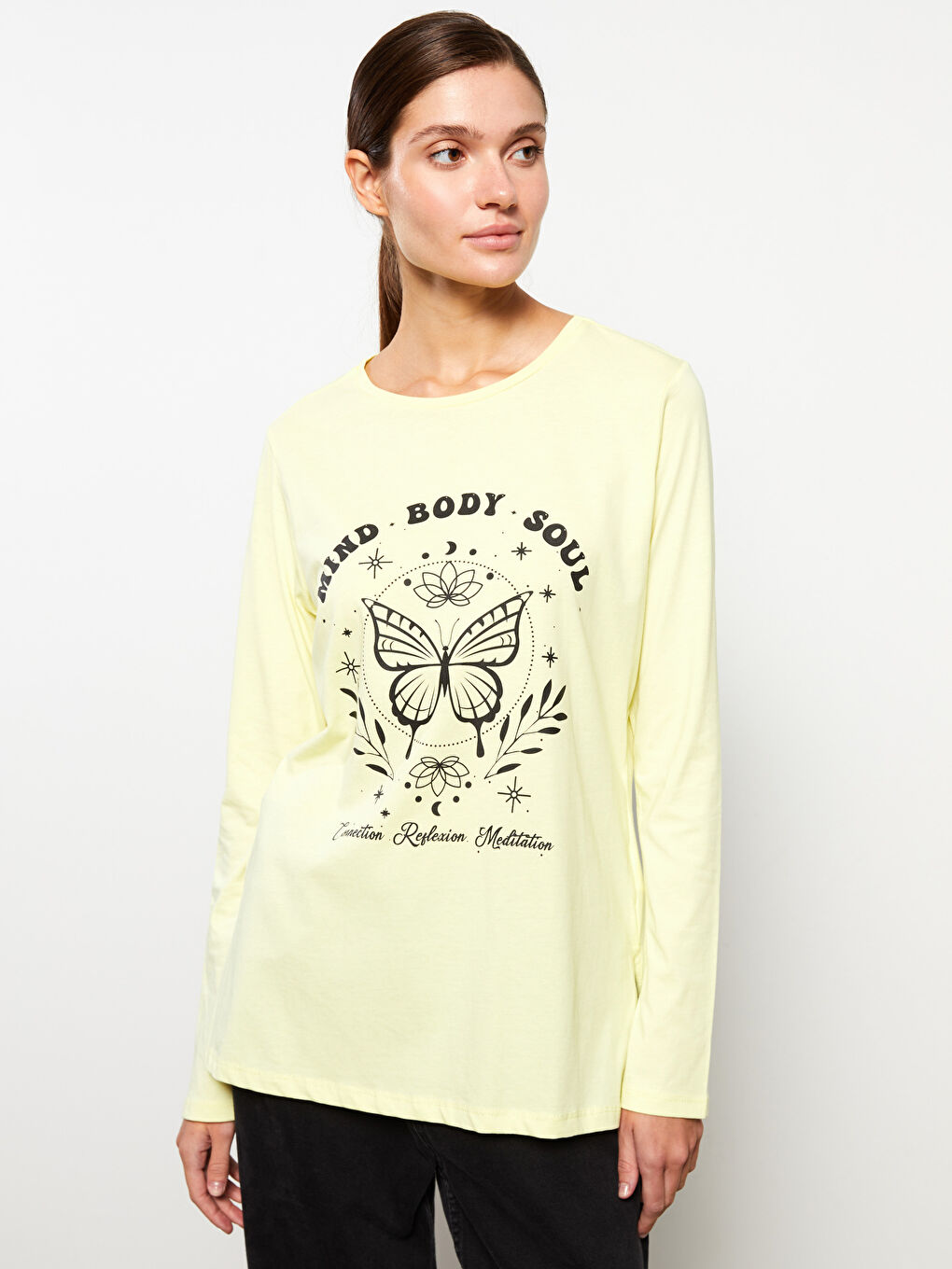 Tシャツ・カットソー Doc Cute Crew-Neck Fancy T-Shirt XSIDE Crew Neck Printed Women's T-Shirt -S54922Z8-CVL