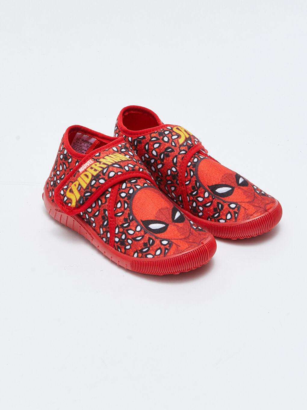 Kırmızı Spiderman Lisanslı Cırt Cırtlı Erkek Çocuk Panduf