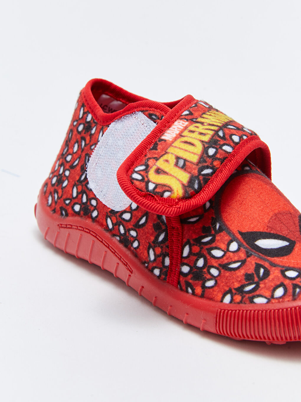 Kırmızı Spiderman Lisanslı Cırt Cırtlı Erkek Çocuk Panduf-5