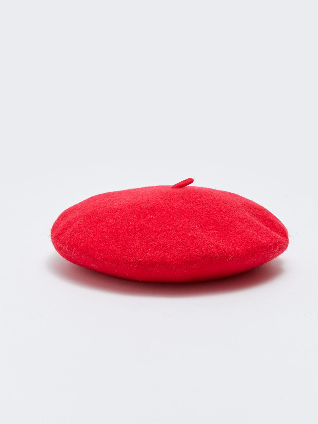 Kırmızı Düz Kaşe Kadın Ressam Şapkası-2