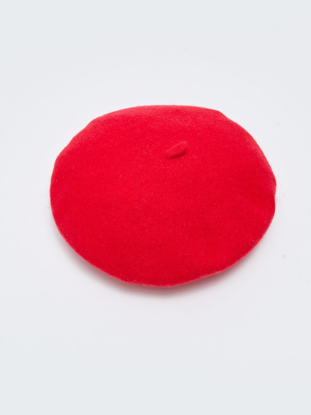 Kırmızı Düz Kaşe Kadın Ressam Şapkası-3