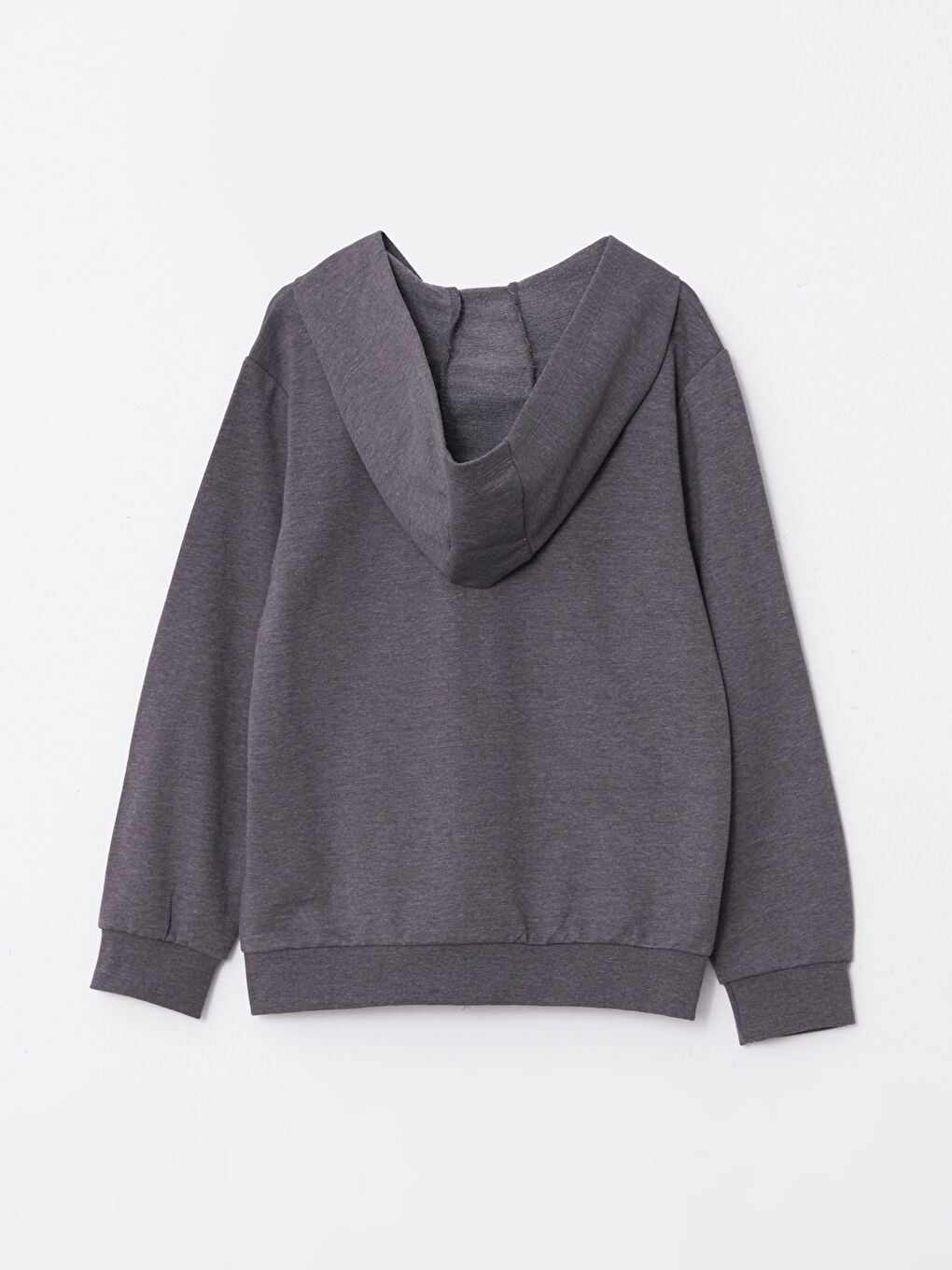 LCW ECO Hooded Basic Long Sleeve Boys' Zippered Sweatshirt -W2DB62Z4-SJ0