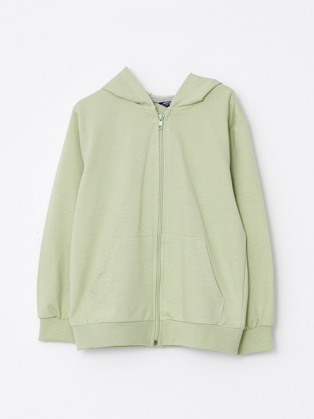 LCW ECO Hooded Basic Long Sleeve Boys' Zippered Sweatshirt -W2DB63Z4-FHV