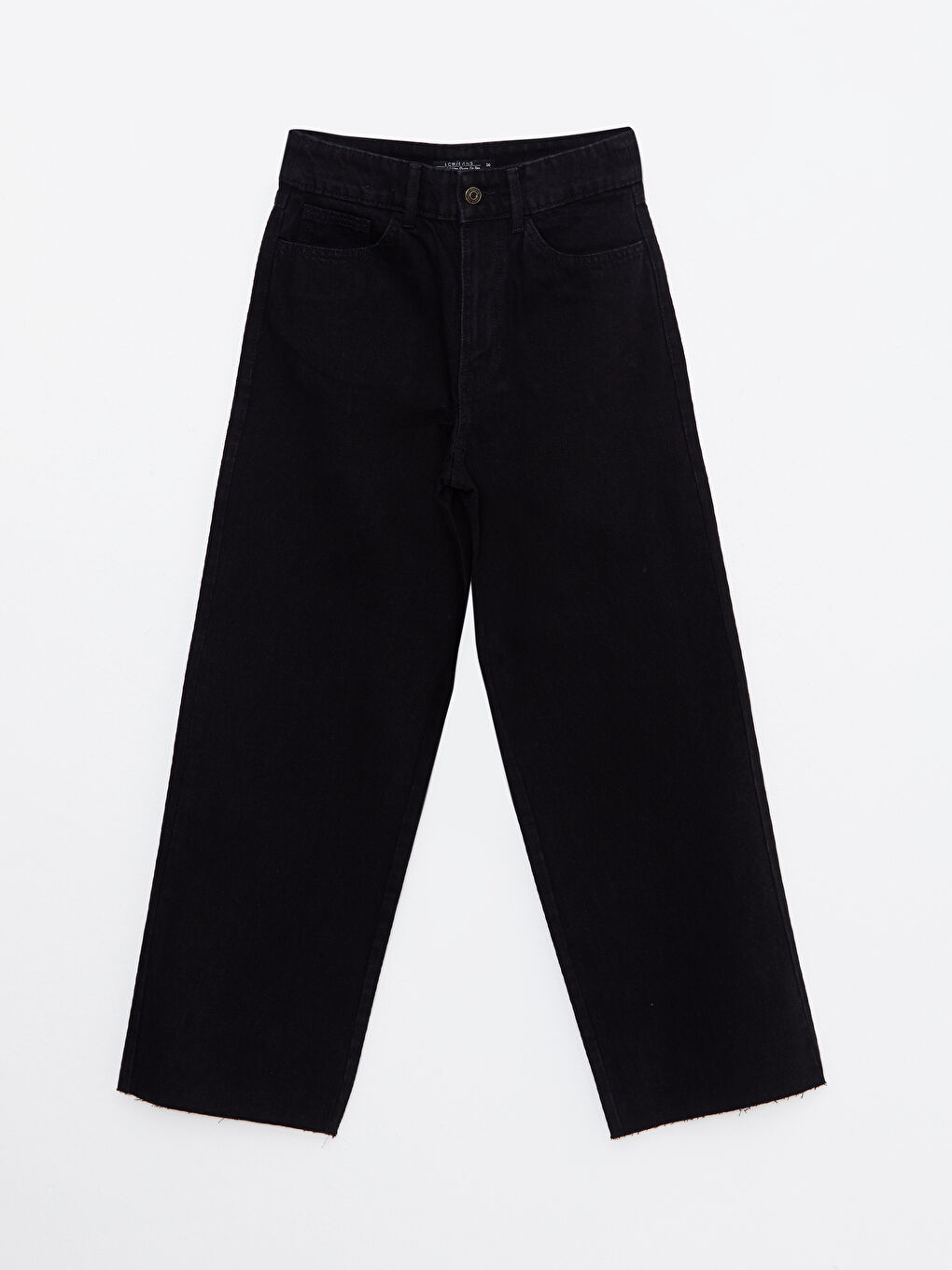 Women's Wideleg Regular Denim Trousers-5