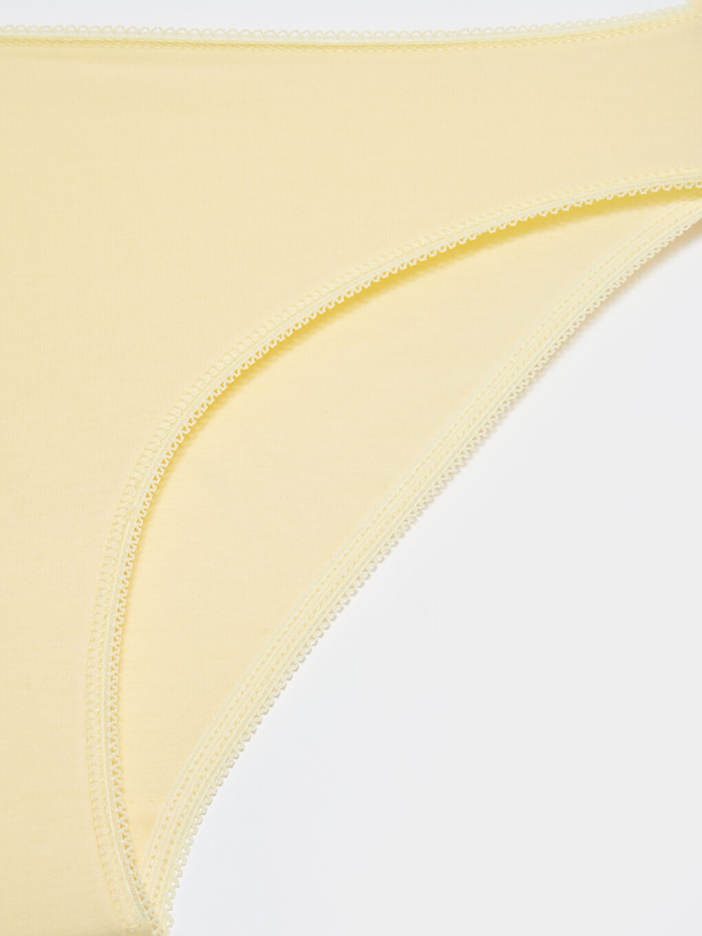 Sarı Düz Bikini Külot-2