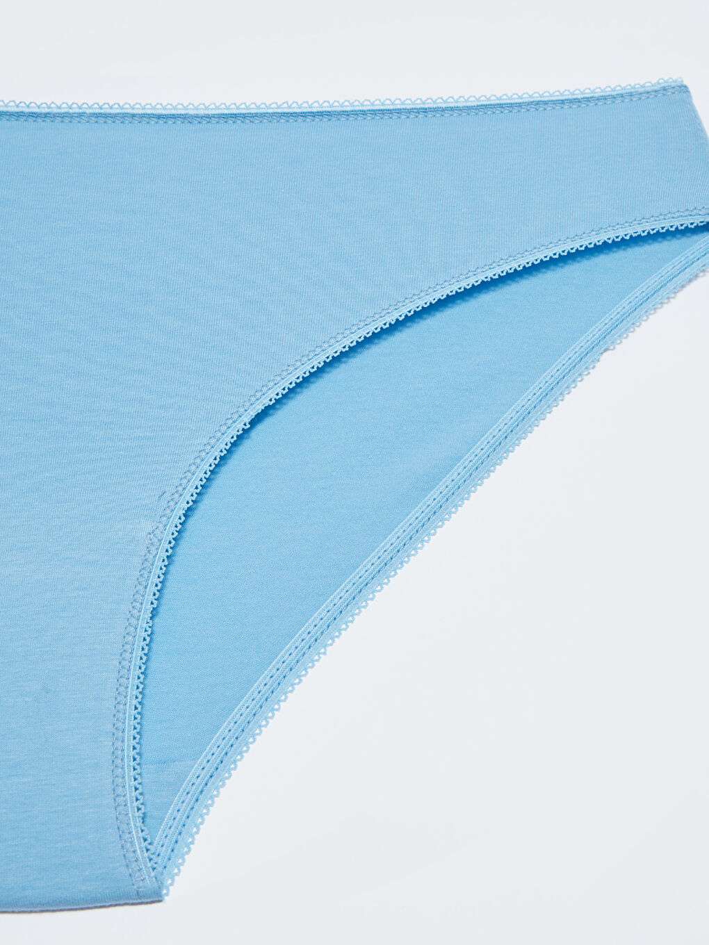 Mavi Düz Bikini Külot-2