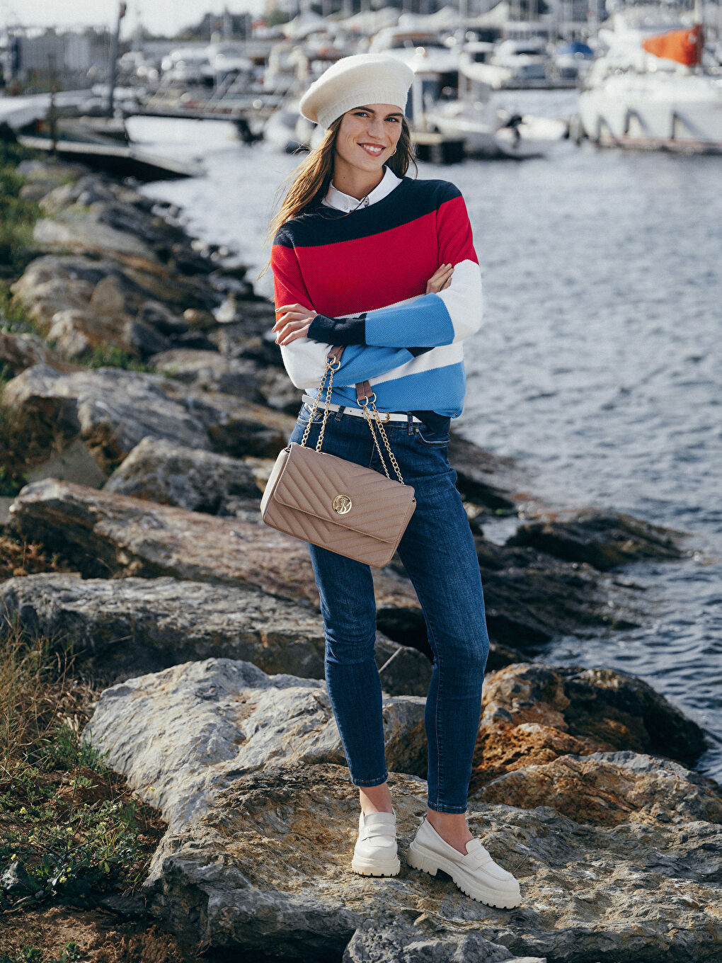 Women's Slim Fit Regular Denim Trousers