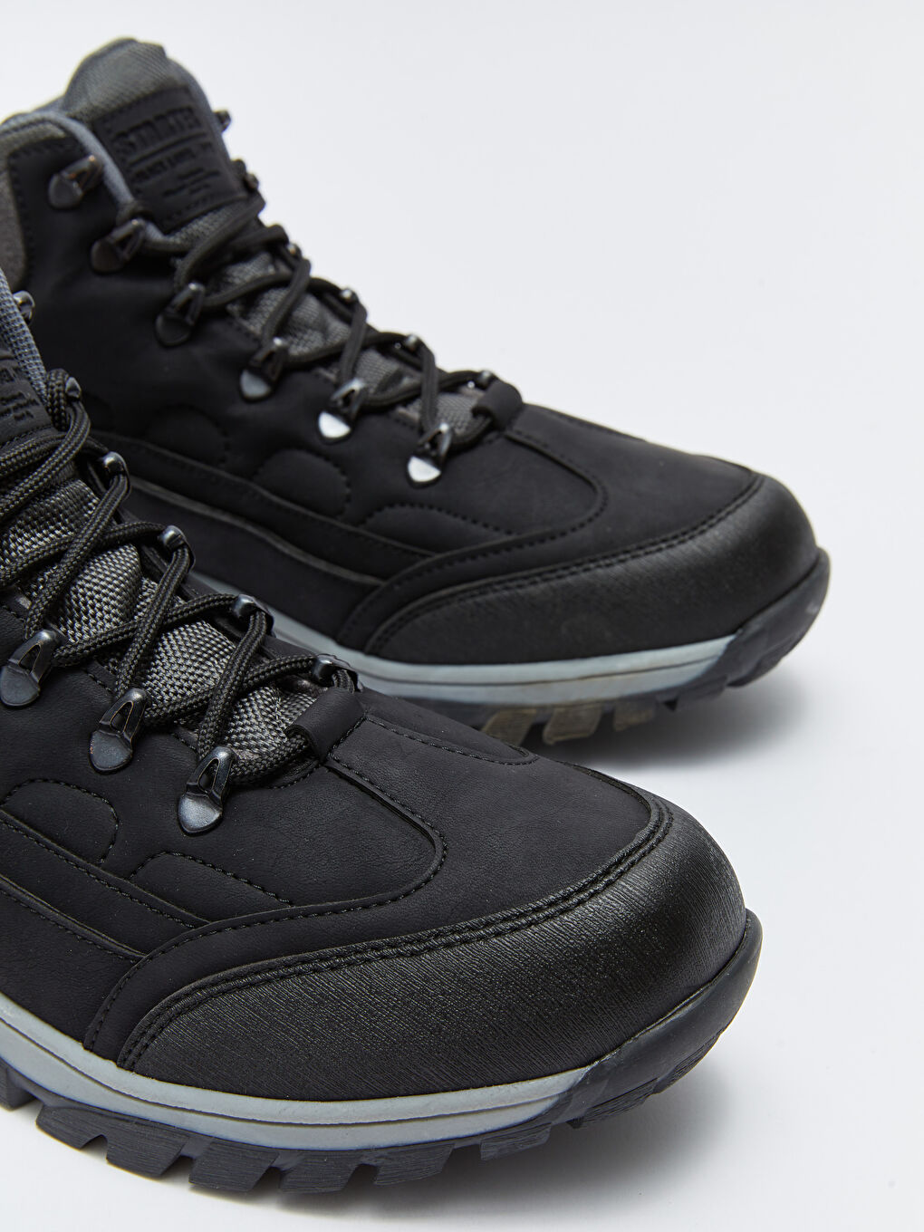 Lace-Up Thick Sole Men's Trekking Shoes-2