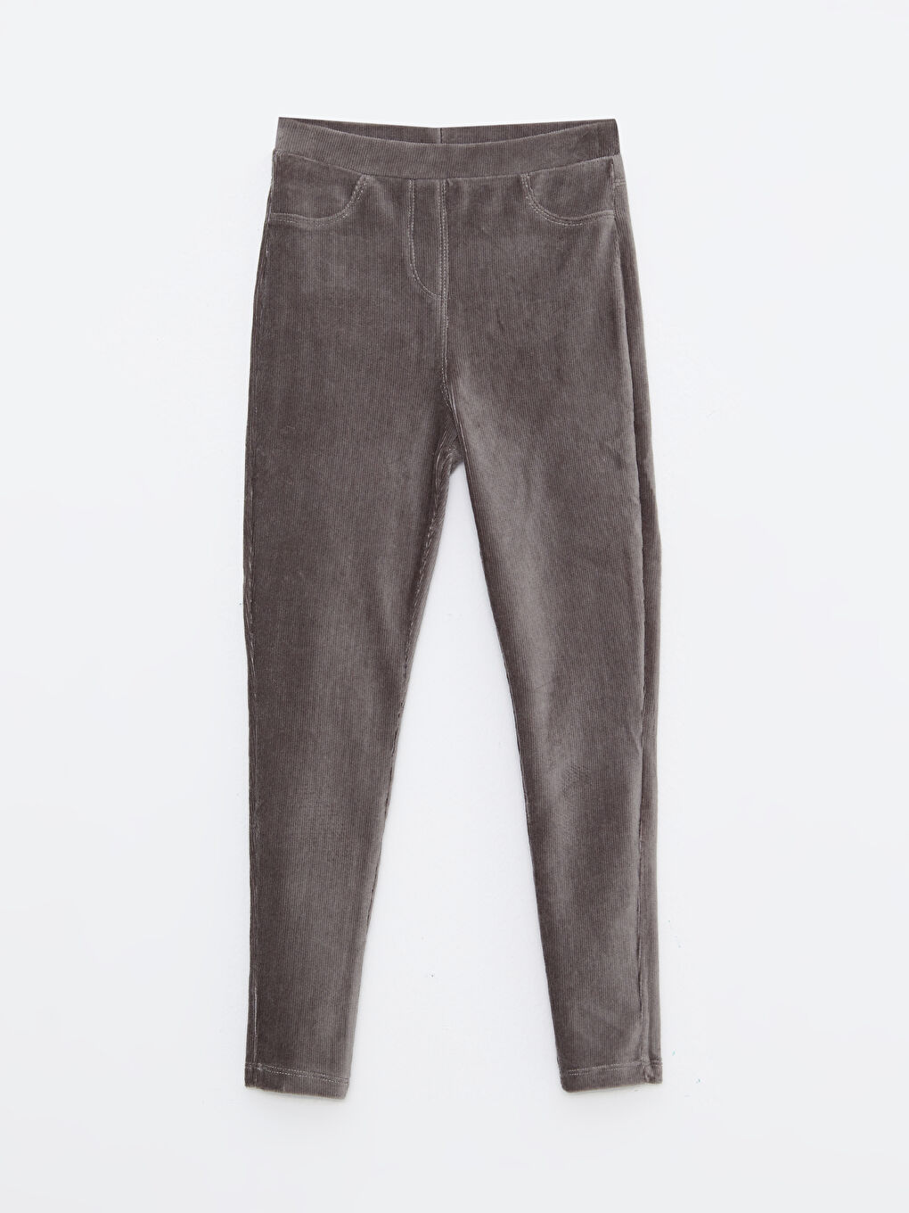 Elastic Waist Basic Velvet Girl Long Tights