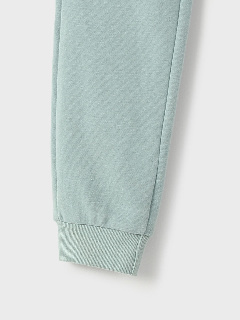 بنطلون رياضي للبنات بخصر مرن بسيط-2