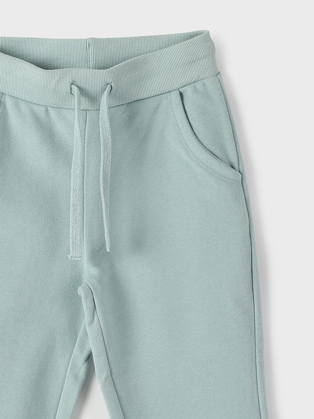 بنطلون رياضي للبنات بخصر مرن بسيط-3