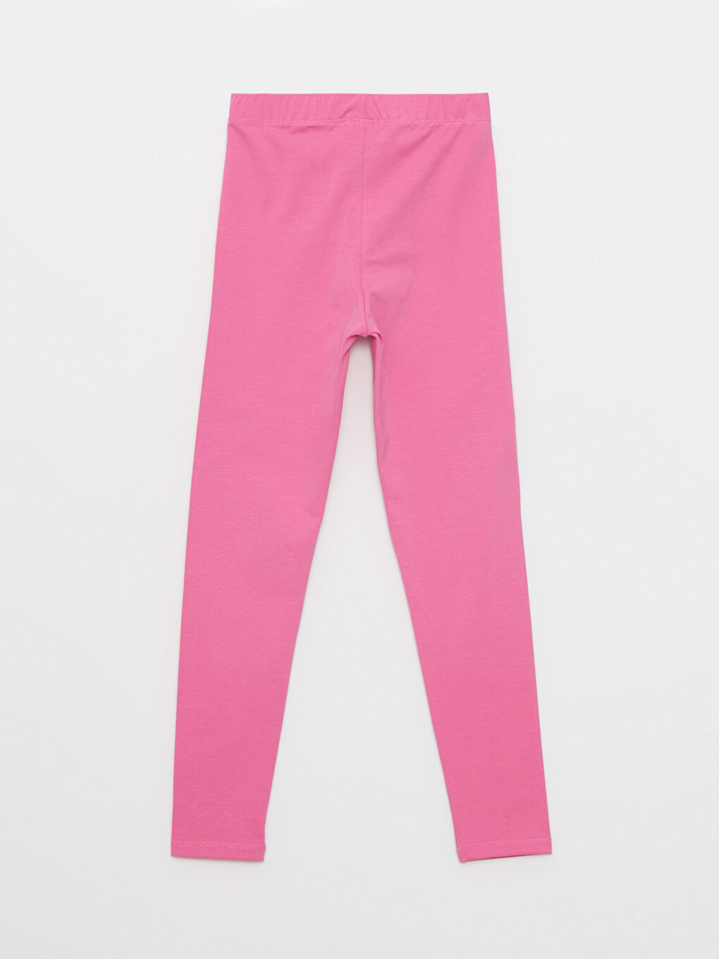 Leggings longs en coton basique à taille élastique pour fille-1