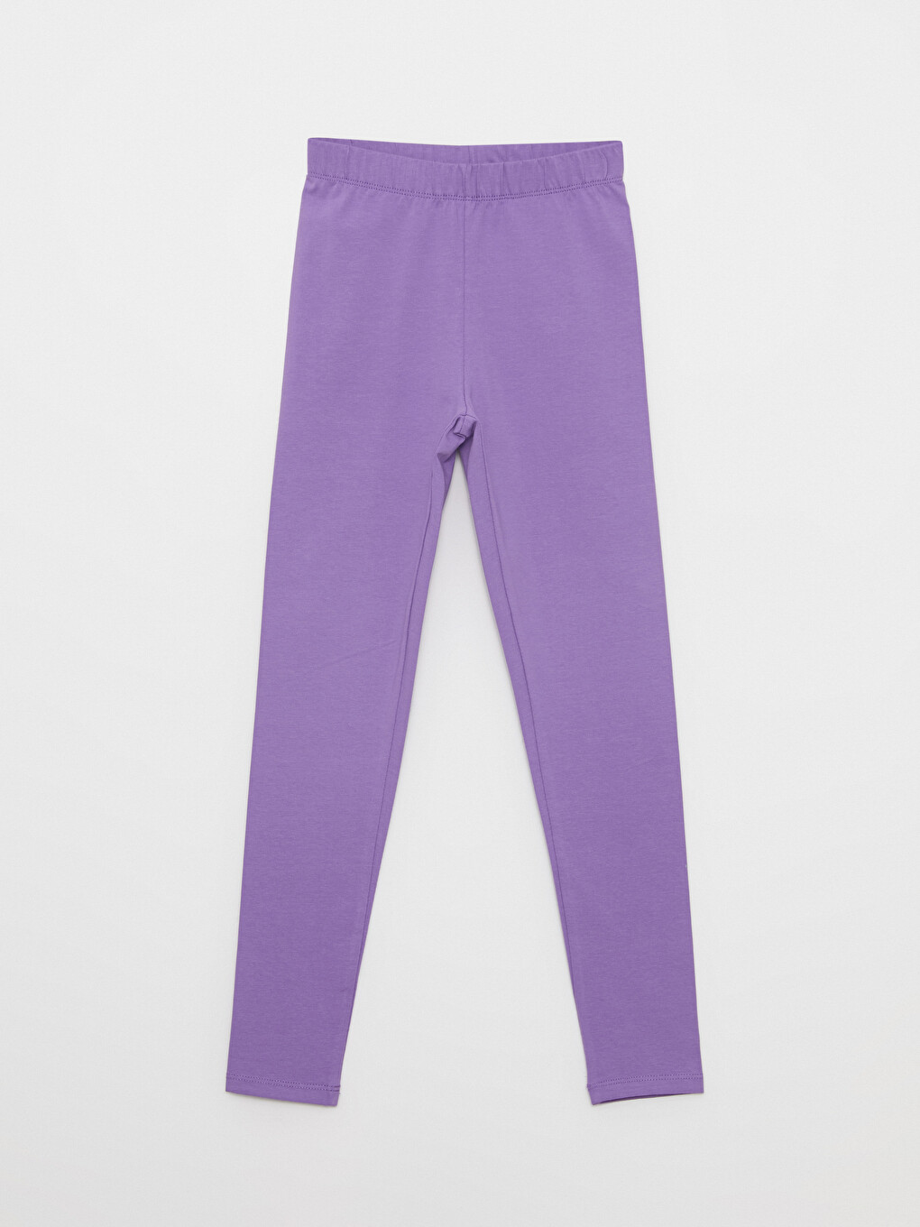 Leggins Pambuku Bazikë Të Gjatë Me Bel Elastik Për Vajza