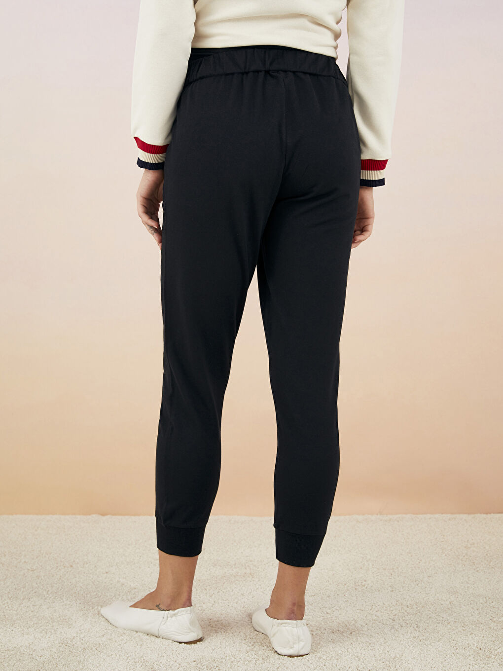 LCWAIKIKI Maternity Belly Panel Plain Maternity Jogger Sweatpants -W2DD80Z8-CVL