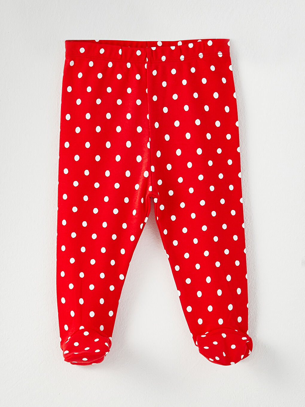 Ekru Bisiklet Yaka Uzun Kollu Minnie Mouse Baskılı Kız Bebek 3'lü Takım-5