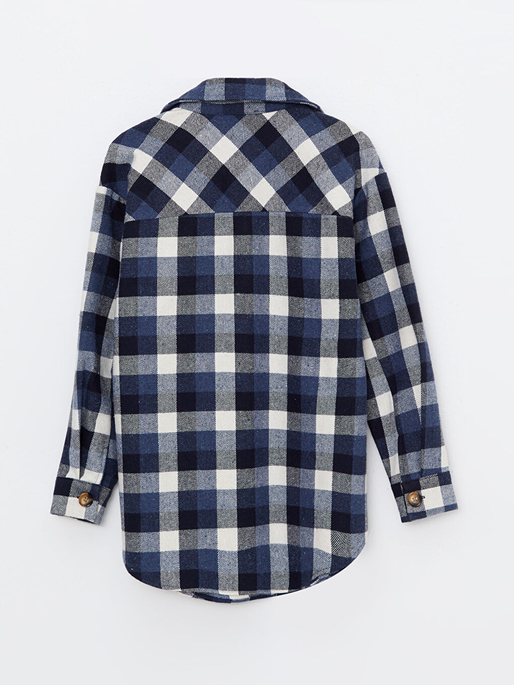 LCWAIKIKI Maternity Plaid Long Sleeve Flannel Maternity Shirt Jacket -W2DE55Z8-LLC