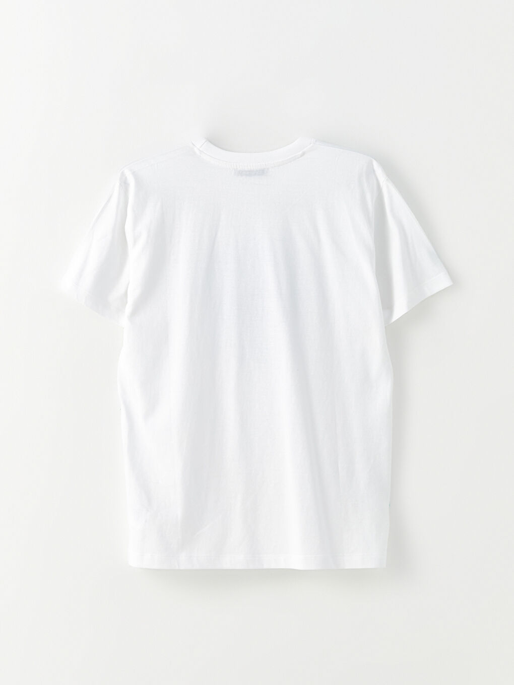 Crew Neck Printed Short Sleeve Cotton Women's T-shirt-7