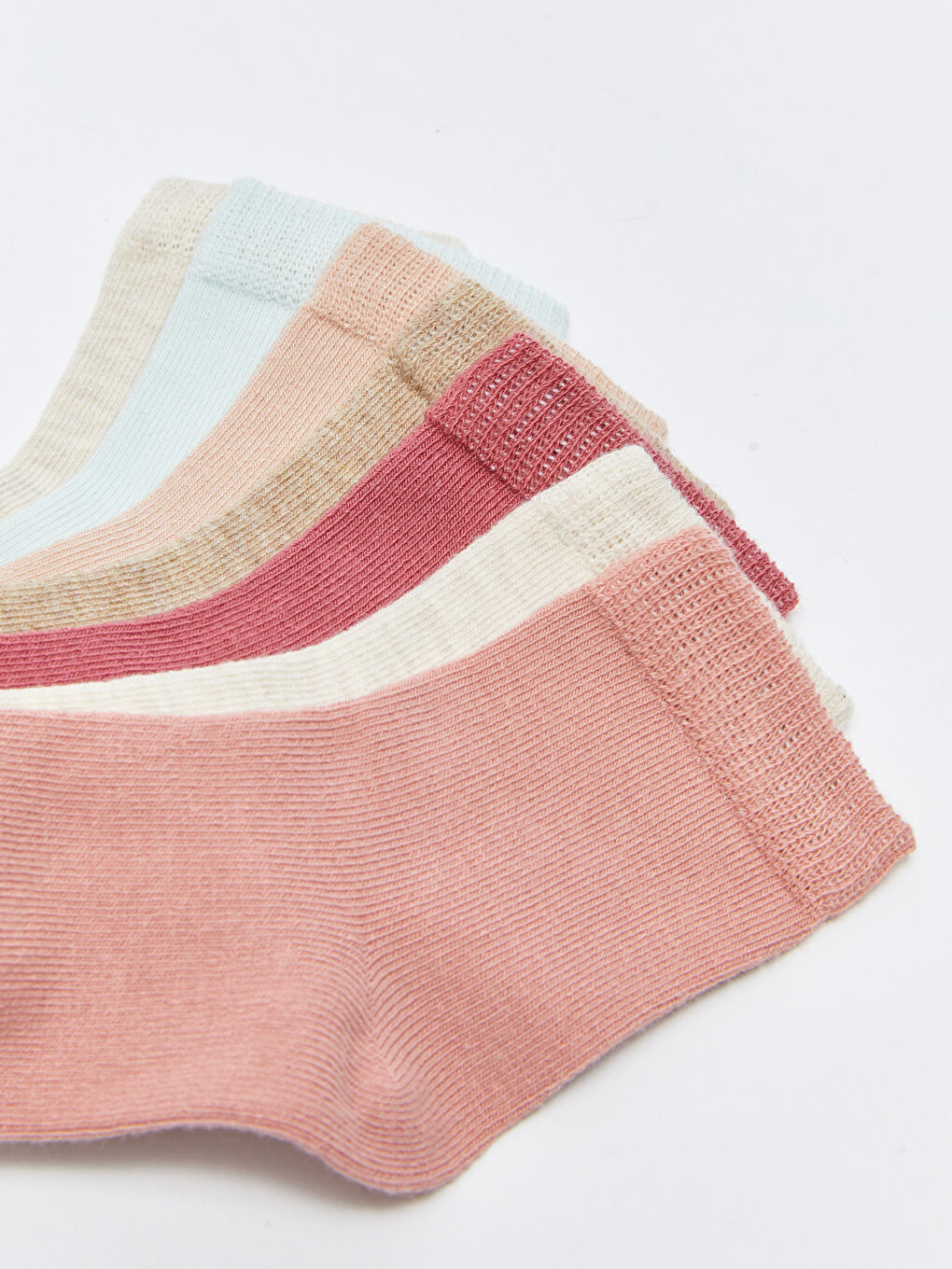 Basic Baby Girls' Ankle Socks 7 Pack-2