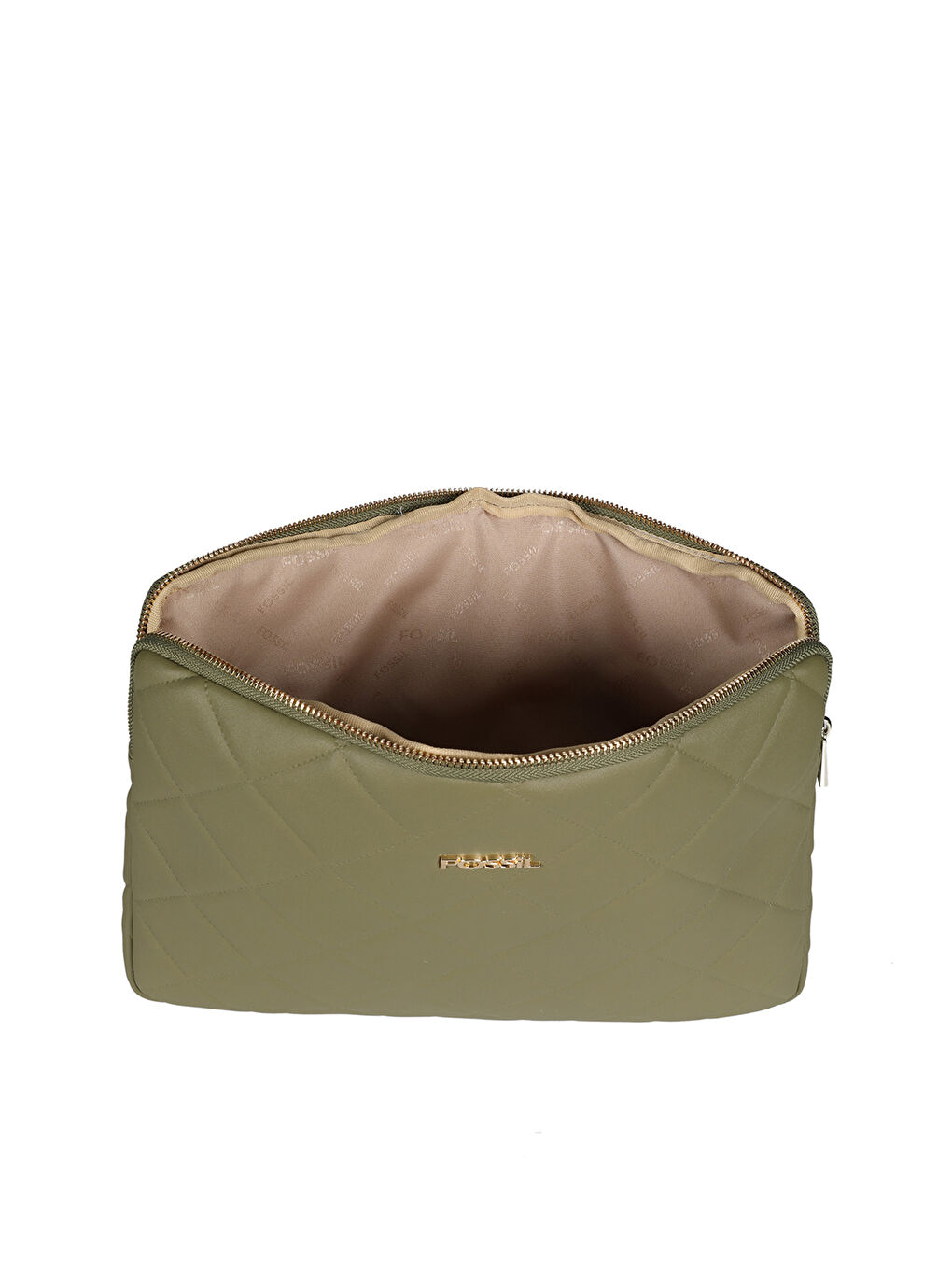 Yeşil Fossil Deri Görünümlü Kadın Laptop Çantası-3