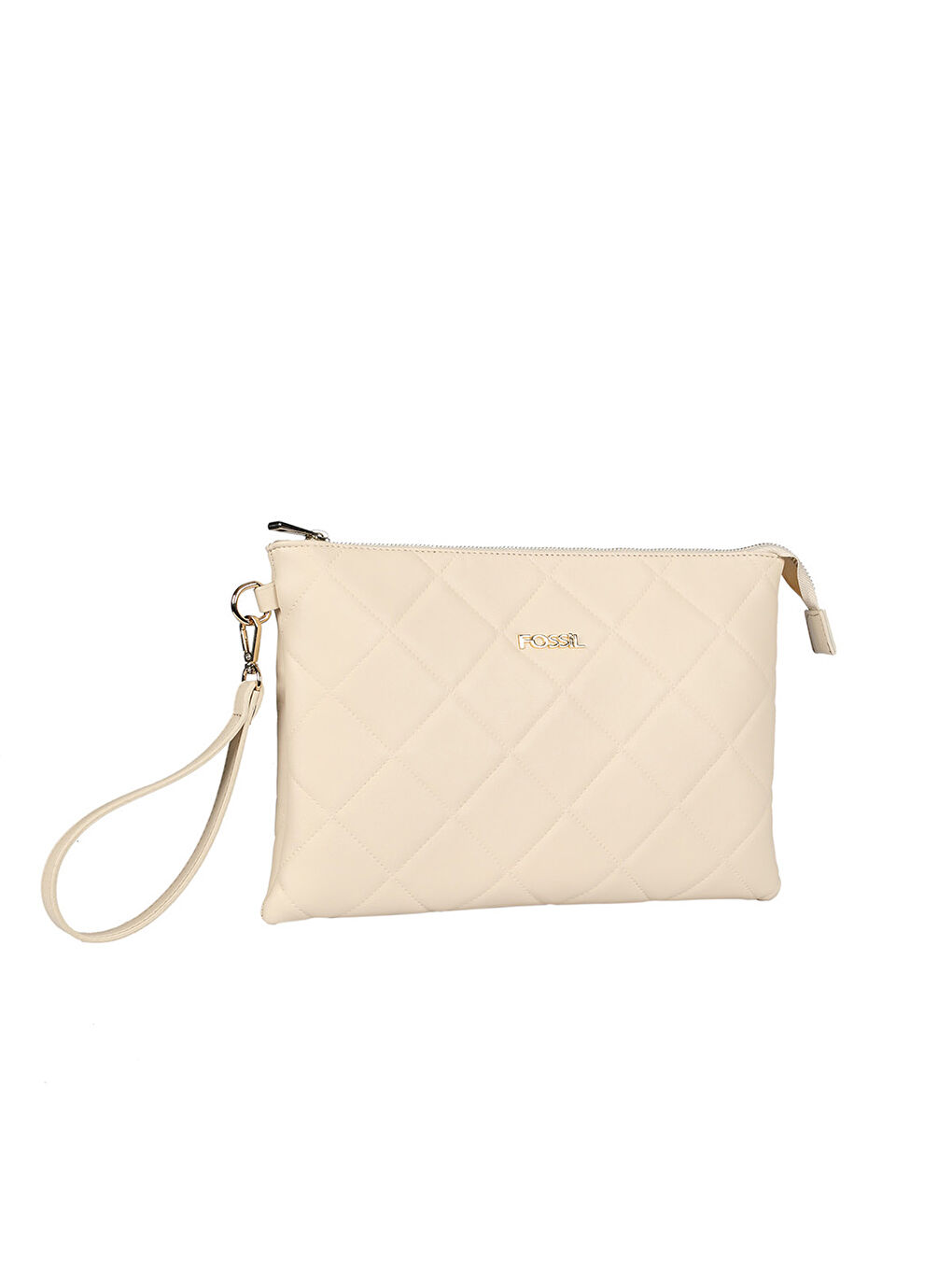 Bej Fossil Deri Görünümlü Kadın El Çantası-1