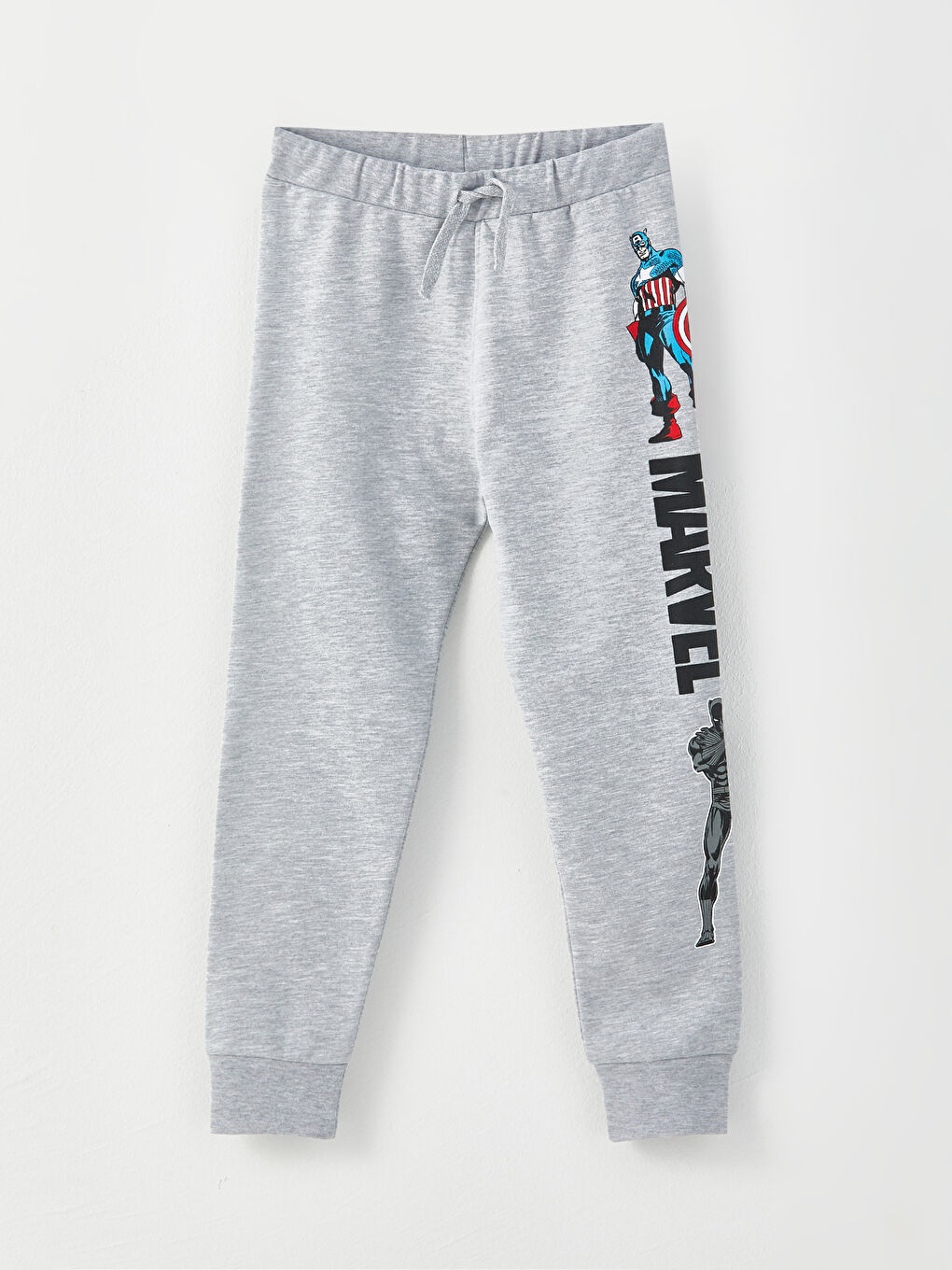 LCW Kids Crew Neck Marvel Printed Long Sleeve Boys Sweatshirts and Sweatpants -W2DF37Z4-R9K