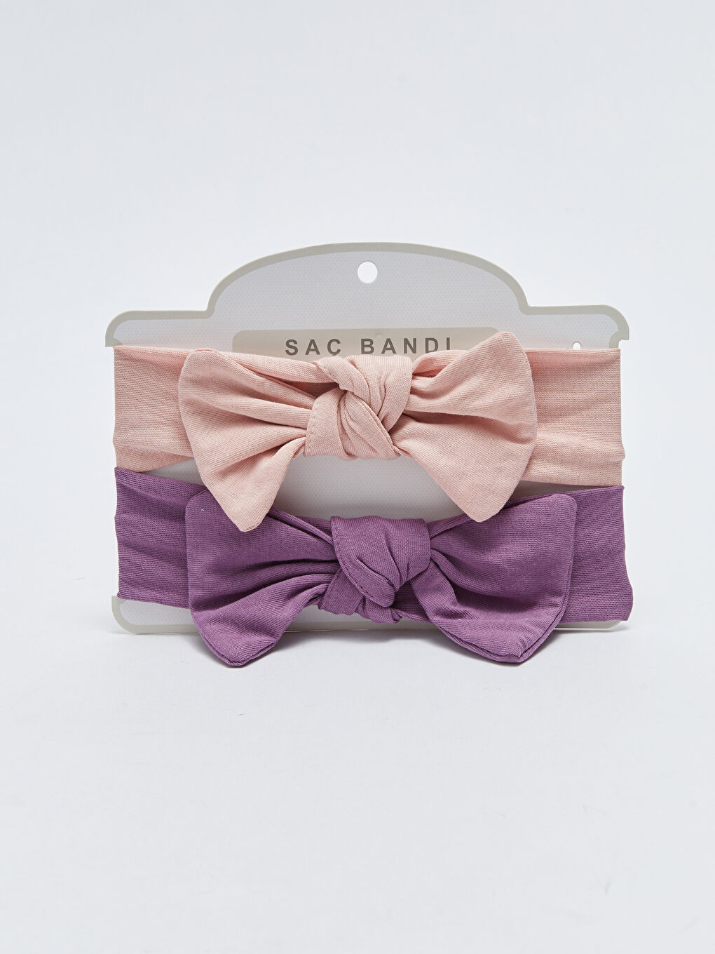 Bow Detailed Baby Girls Hair Bandana 2 Pack -W2DF70Z1-UTL