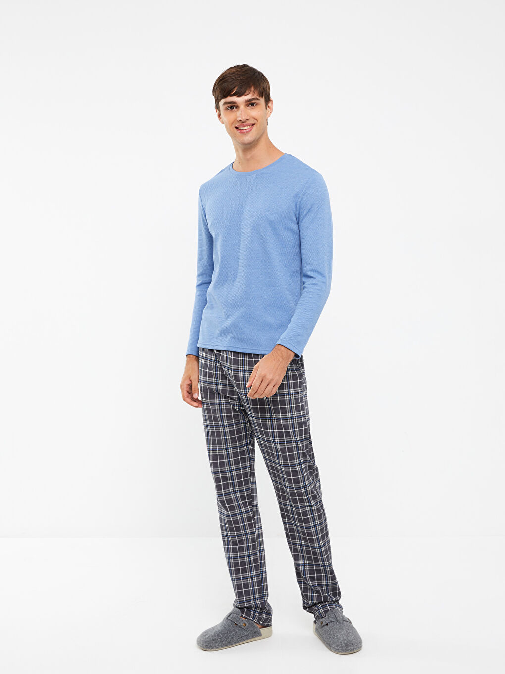 Set de Pijama Pentru Bărbați, Croială Standard-1