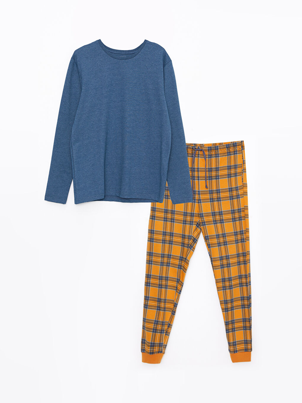 Set de pijama pentru Bărbați, Regular Fit, Carouri-5