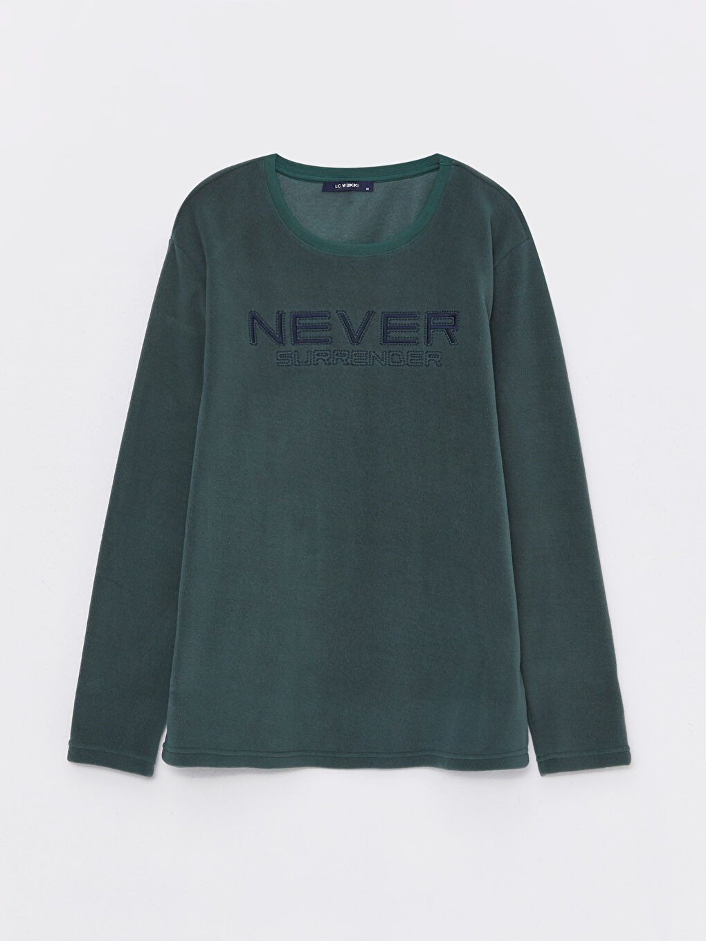 Lacivert Standart Kalıp Polar Erkek Pijama Takımı-6