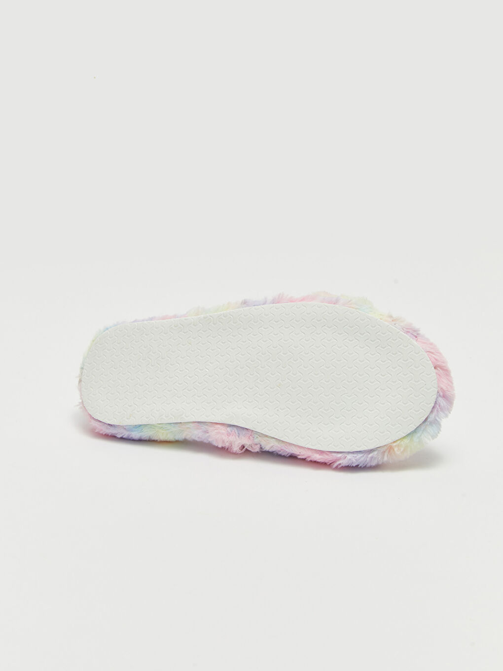 رباط مطاطي نمط تاي داي قطيفة نعال منزلية للبنات-3