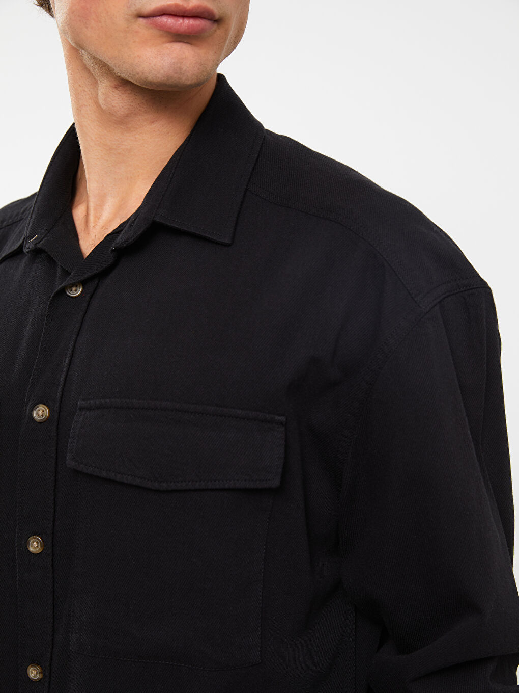 XSIDE Relaxed Fit Long Sleeve Men's Shirt Jacket -W2DG17Z8-RQL