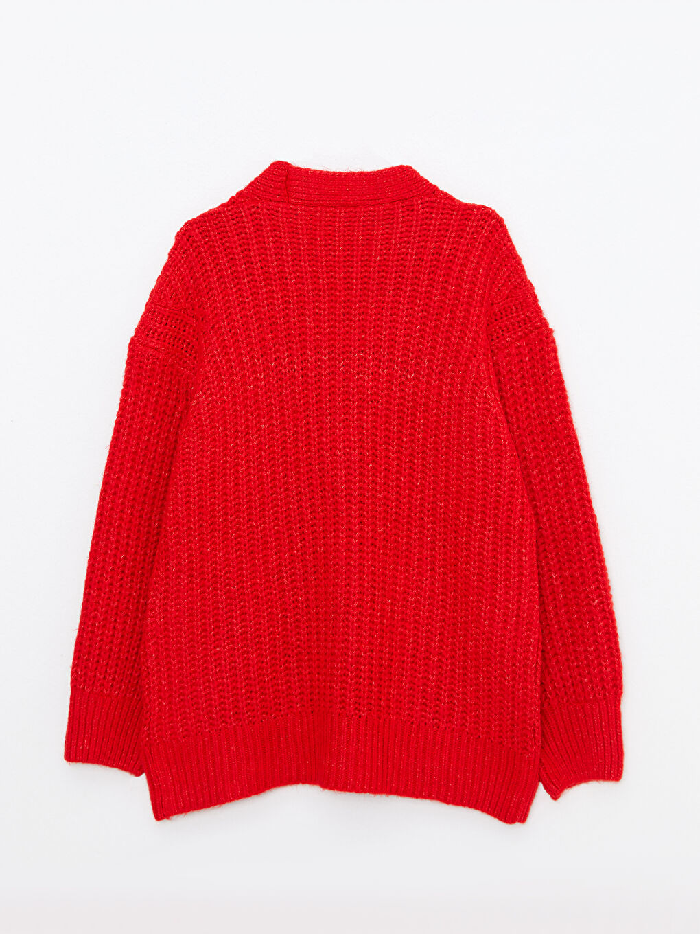 V Neck Oversize Women's Knitwear Cardigan-6