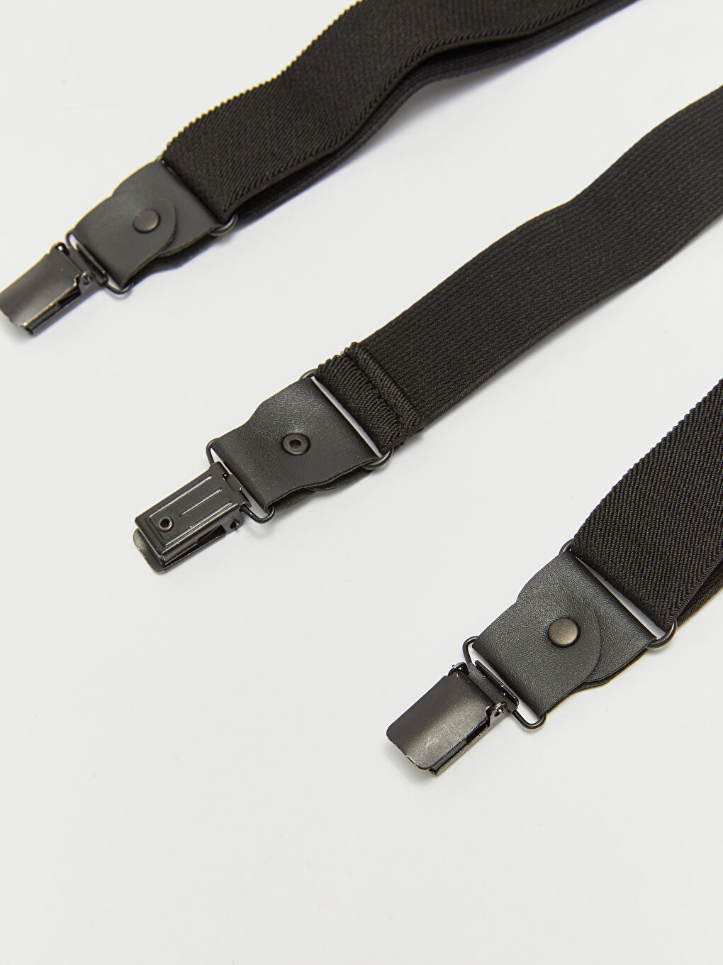 Siyah Düz Erkek Pantolon Askısı-2