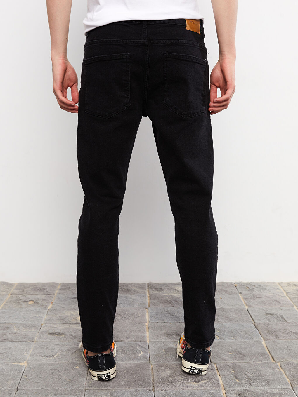 Antrasit Regular Fit Erkek Jean Pantolon-4