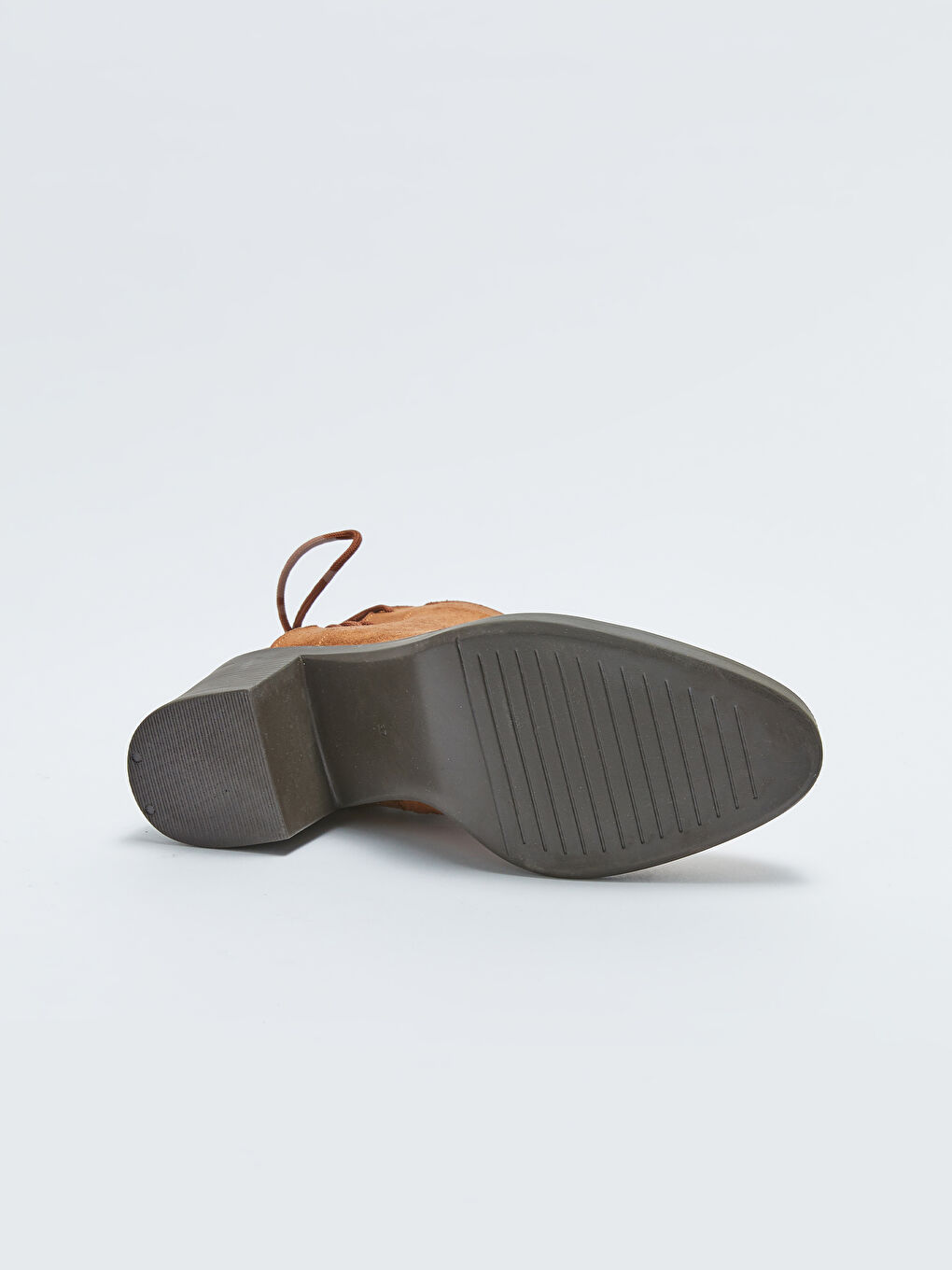 Kahverengi Süet Görünümlü Bilek Boy Kadın Bot-6