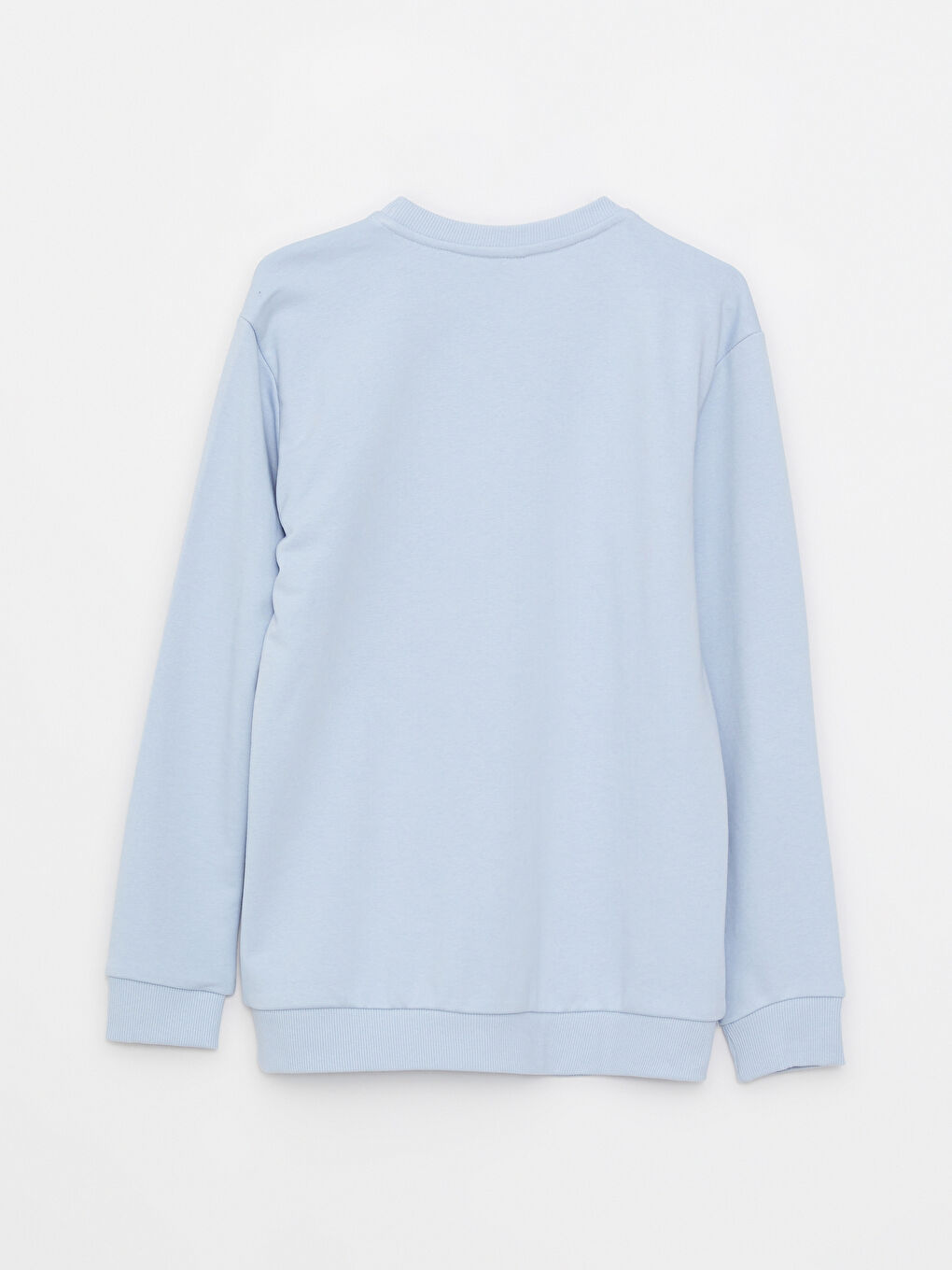 Mavi Bisiklet Yaka Baskılı Uzun Kollu Erkek Çocuk Sweatshirt-1