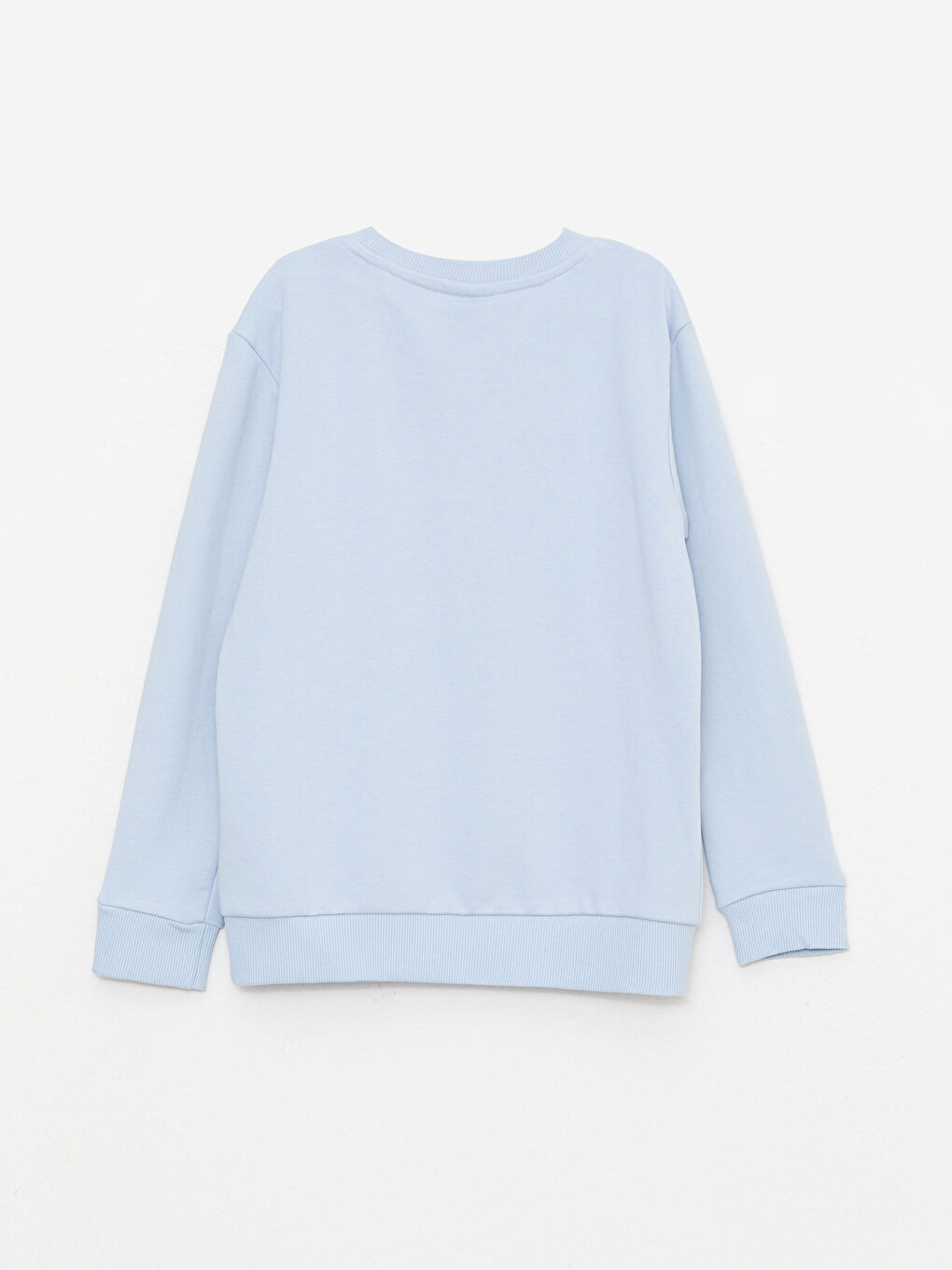 Mavi Bisiklet Yaka Baskılı Uzun Kollu Erkek Çocuk Sweatshirt-1