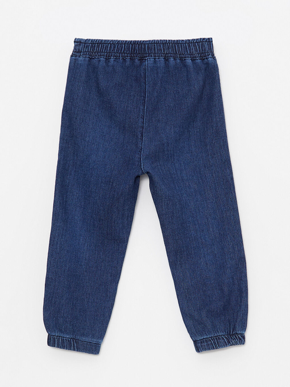 Elasticated Waist Basic Baby Girls' Jeans-1