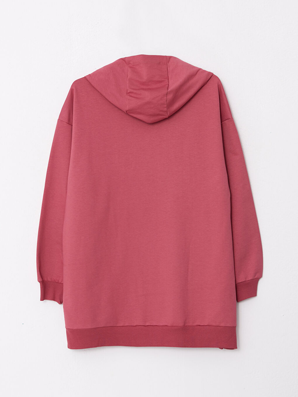 تونيك سويتشيرت كم طويل عادي بكابوش للسيدات-6