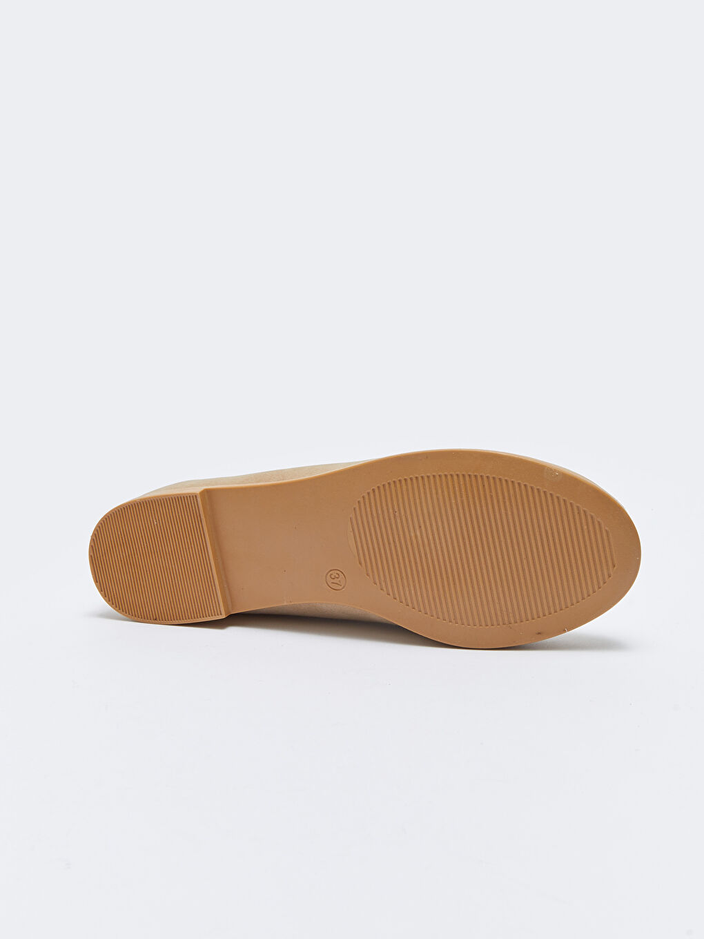 Kahverengi Süet Görünümlü Kadın Babet-3