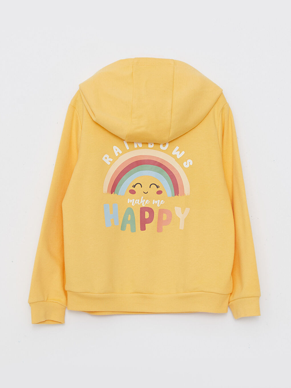 Hooded Printed Long Sleeve Girl Sweatshirt and Tights-2