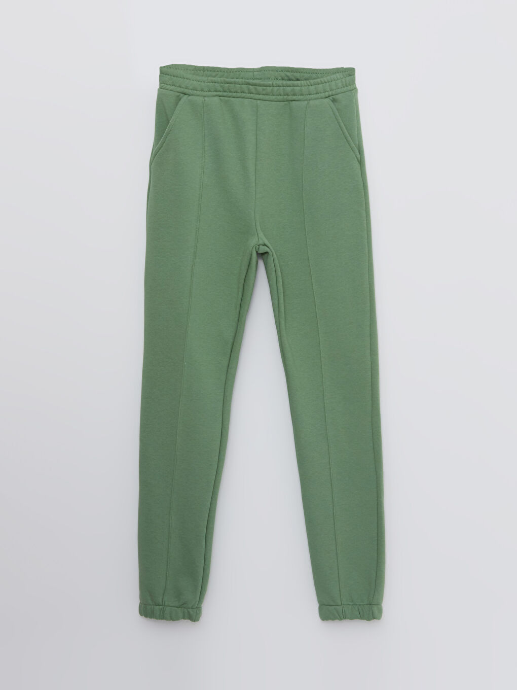 LCW Kids Crew Neck Christmas Themed Long Sleeve Girl's Sweatshirt and Sweatpants -W2DJ50Z4-FF7