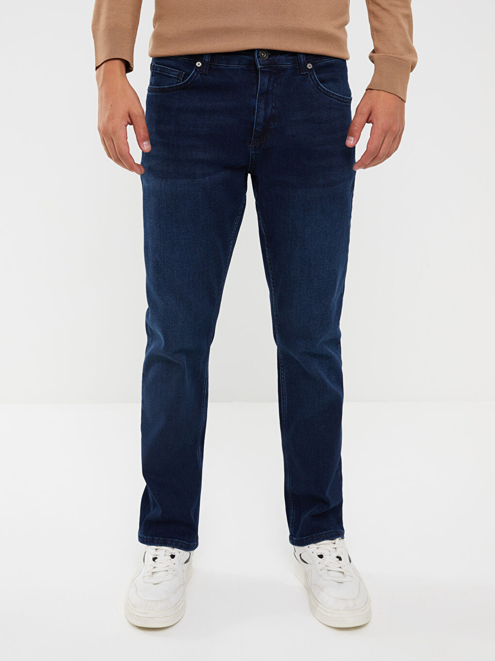 Lacivert Regular Fit Erkek Jean Pantolon-3