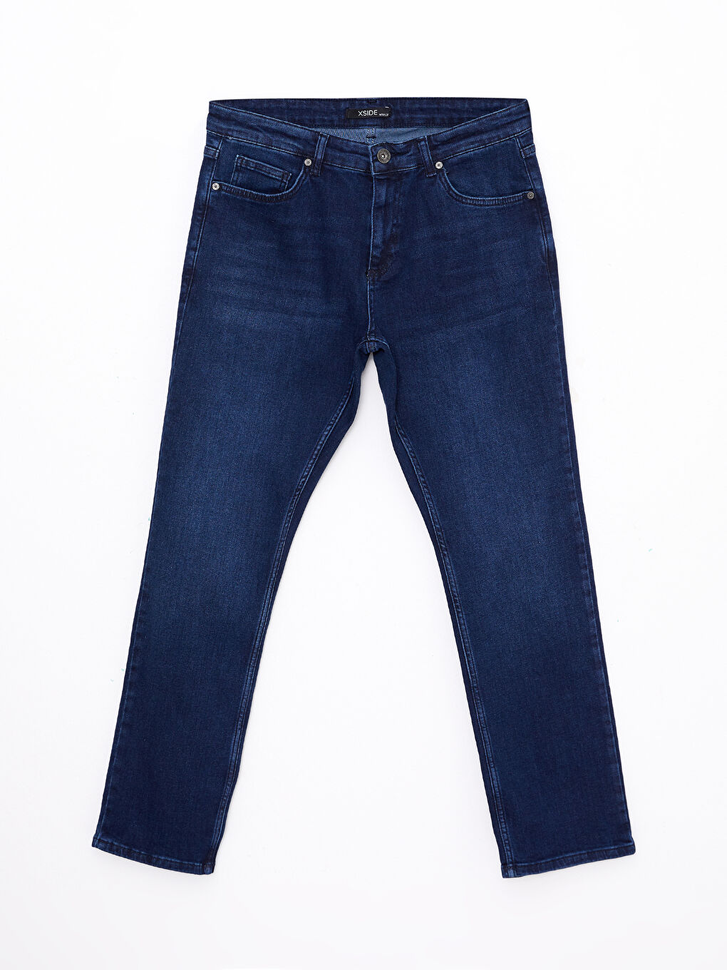 Lacivert Regular Fit Erkek Jean Pantolon-5