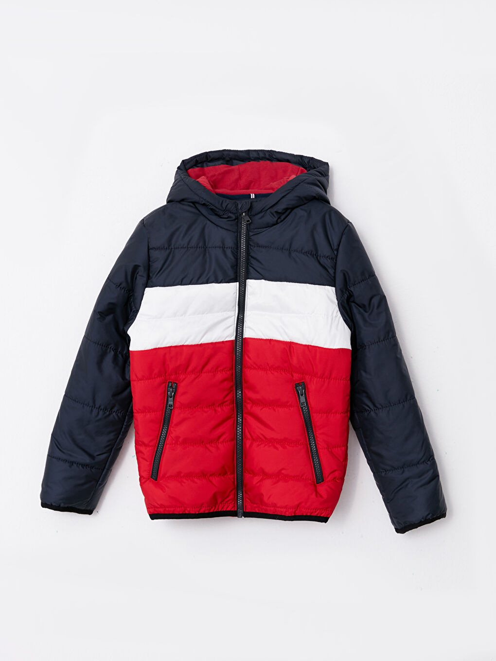 SOUTHBLUE Hooded Boy Puffer with Color Block -W2DK38Z4-S9P