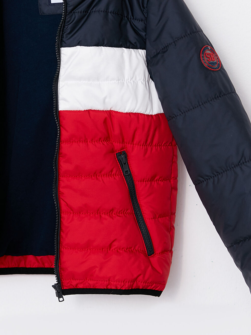 SOUTHBLUE Hooded Boy Puffer with Color Block -W2DK38Z4-S9P