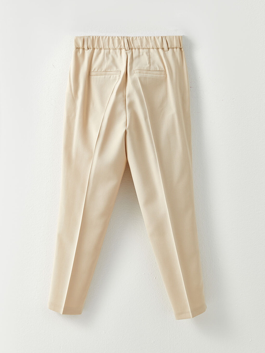 High Waisted Relaxed Fit Regular Women's Trousers-6