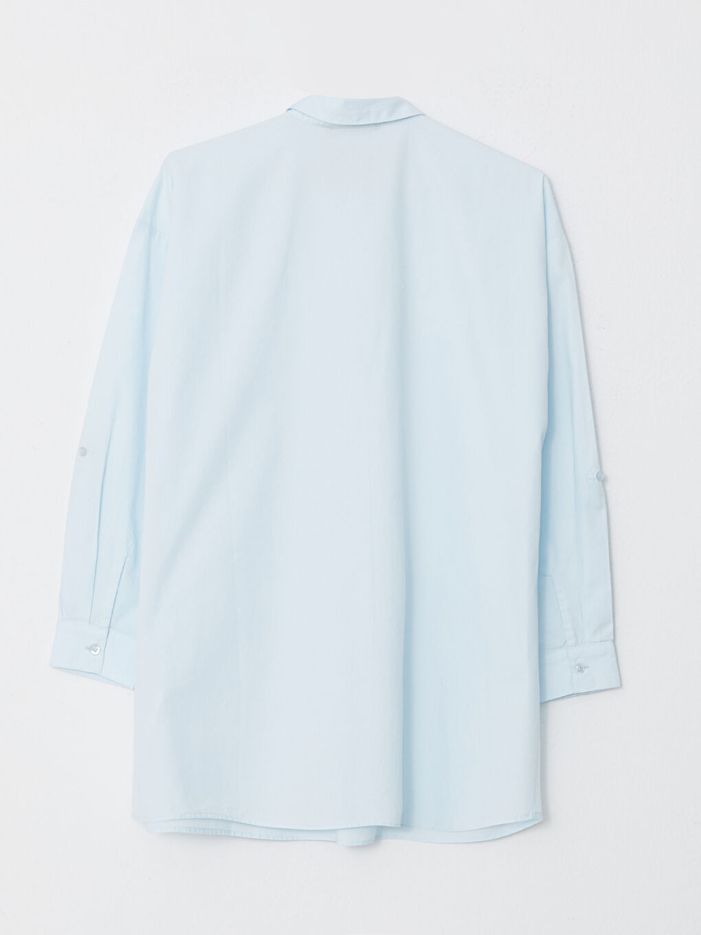 LCWAIKIKI Maternity Buttoned Regular Long Sleeve Poplin Maternity Shirt -W2DK60Z8-PPZ