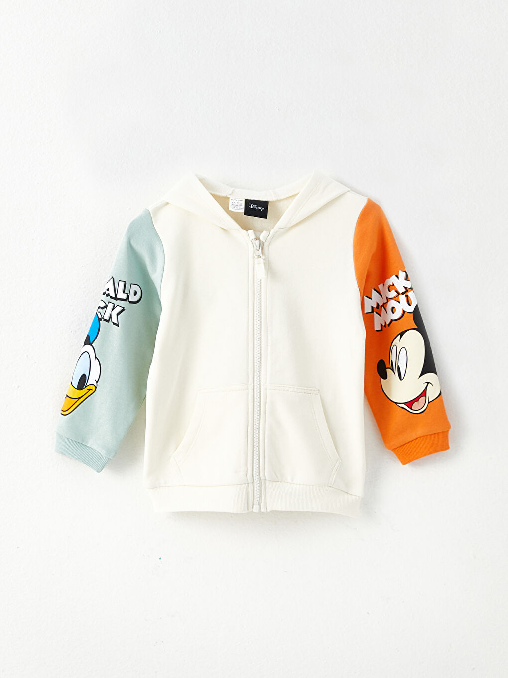 Hooded Long Sleeve Disney Printed Baby Boy Sweatshirt