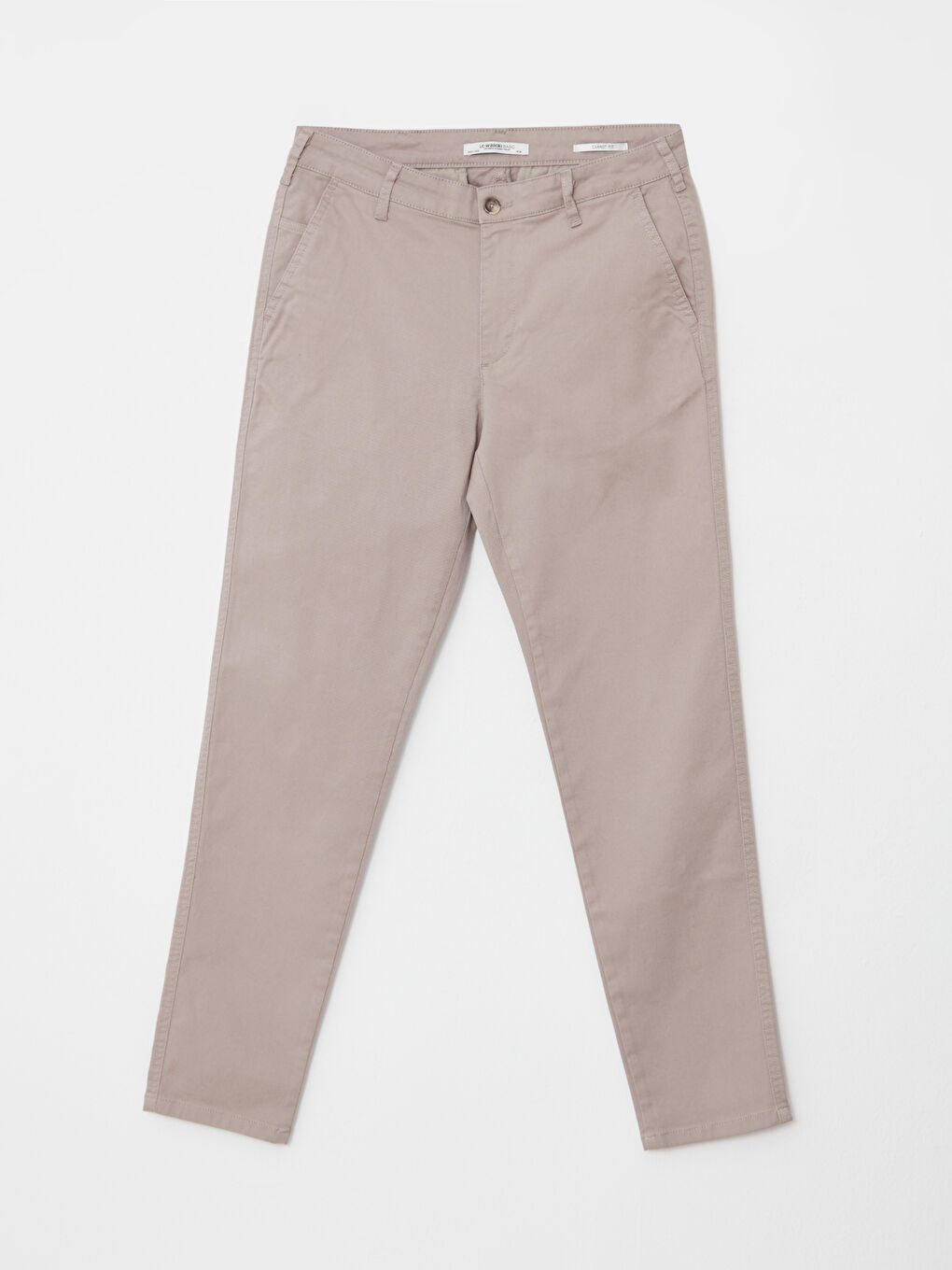 LCWAIKIKI Classic Bej Standart Kalıp Erkek Chino Pantolon - 5